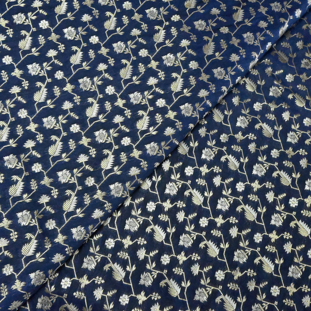 Silk Alfi Zari Brocade Fabric
