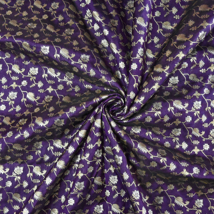 Silk Alfi Zari Brocade Fabric