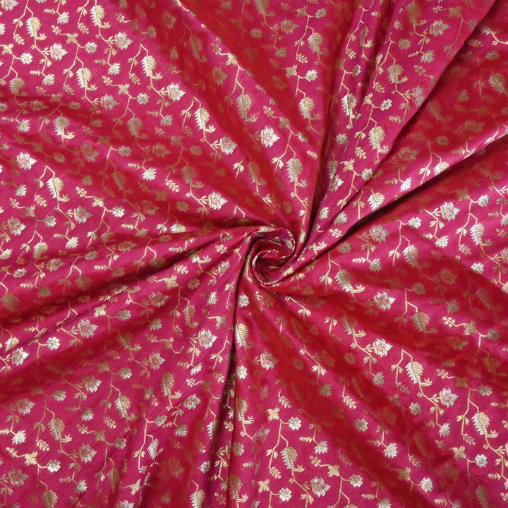 Silk Alfi Zari Brocade Fabric