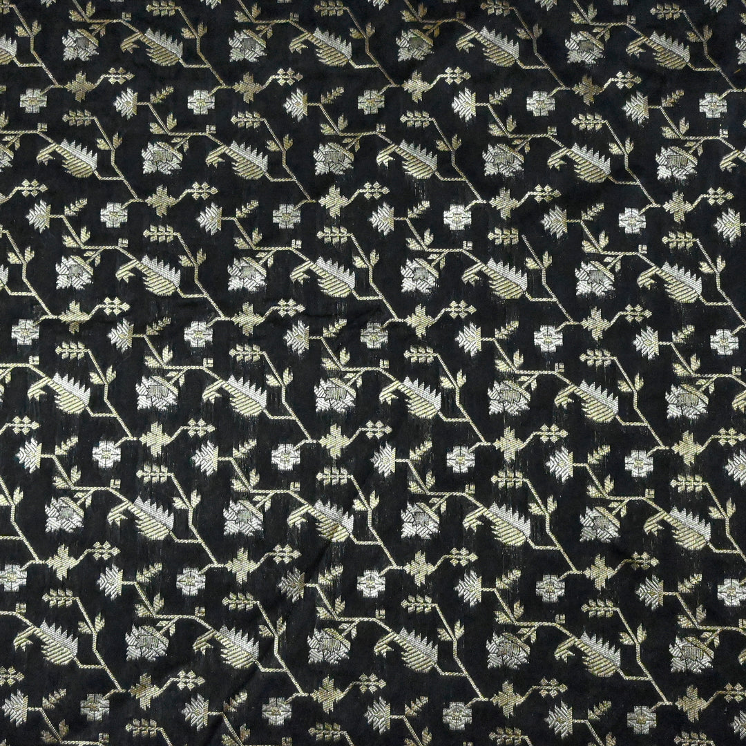 Silk Alfi Zari Brocade Fabric