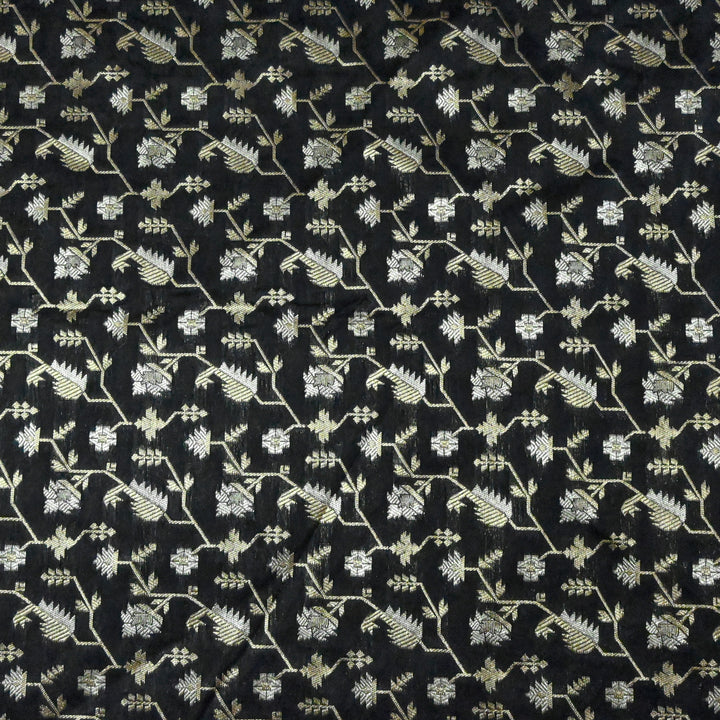 Silk Alfi Zari Brocade Fabric