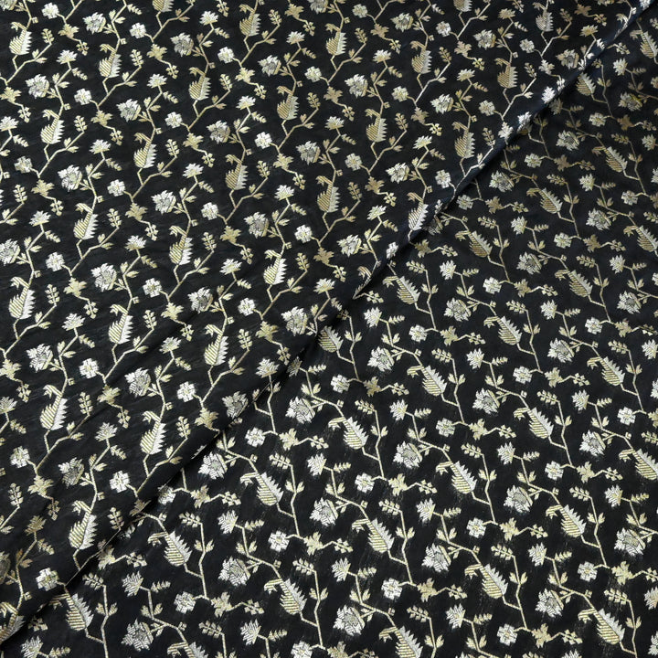 Silk Alfi Zari Brocade Fabric