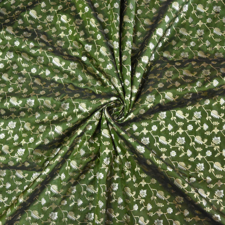 Silk Alfi Zari Brocade Fabric