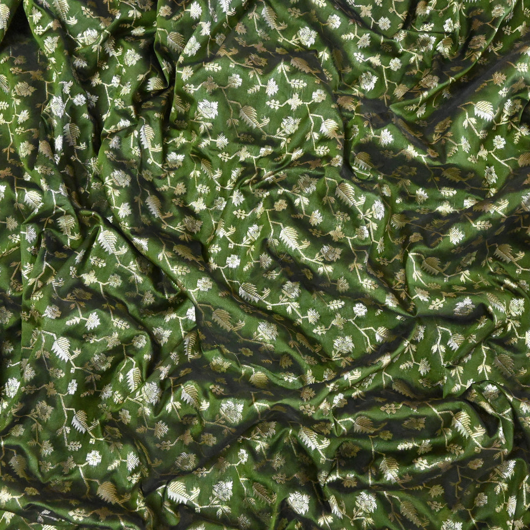 Silk Alfi Zari Brocade Fabric