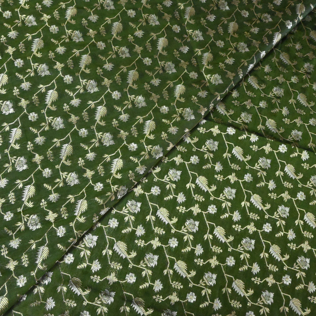 Silk Alfi Zari Brocade Fabric