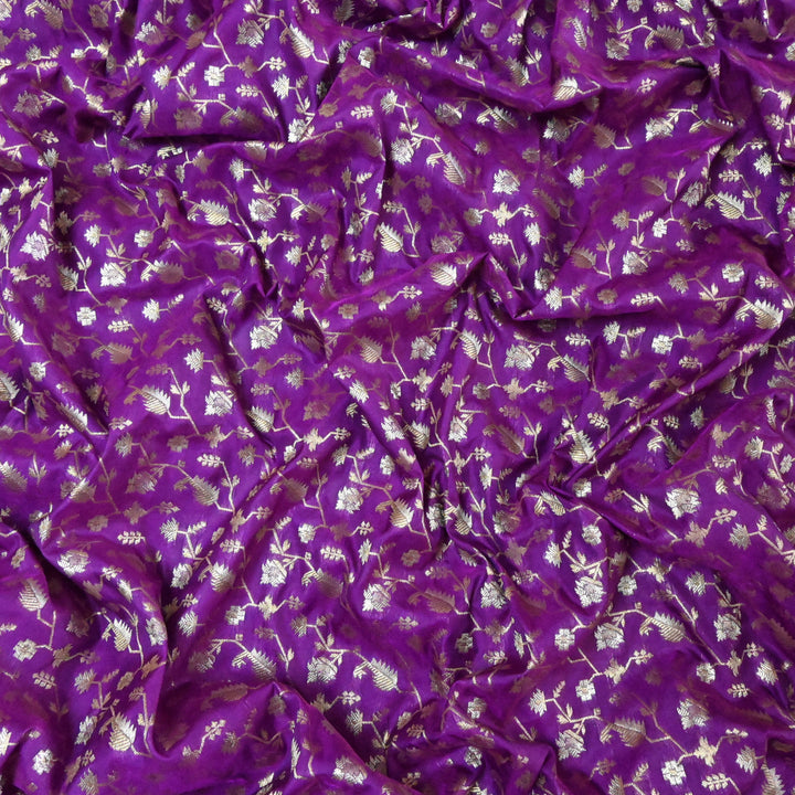 Silk Alfi Zari Brocade Fabric
