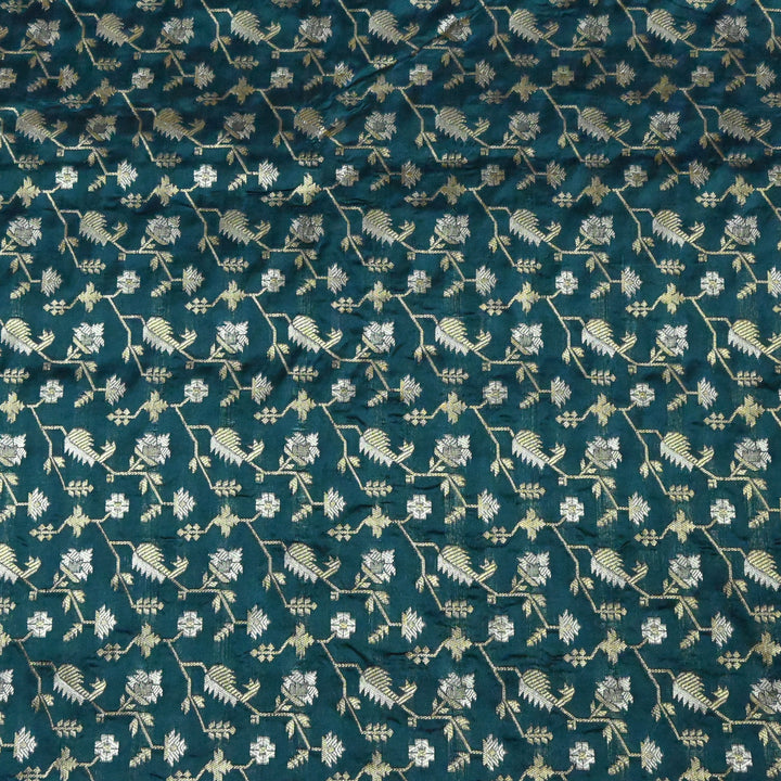 Silk Alfi Zari Brocade Fabric