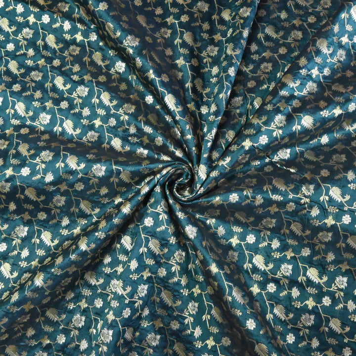 Silk Alfi Zari Brocade Fabric