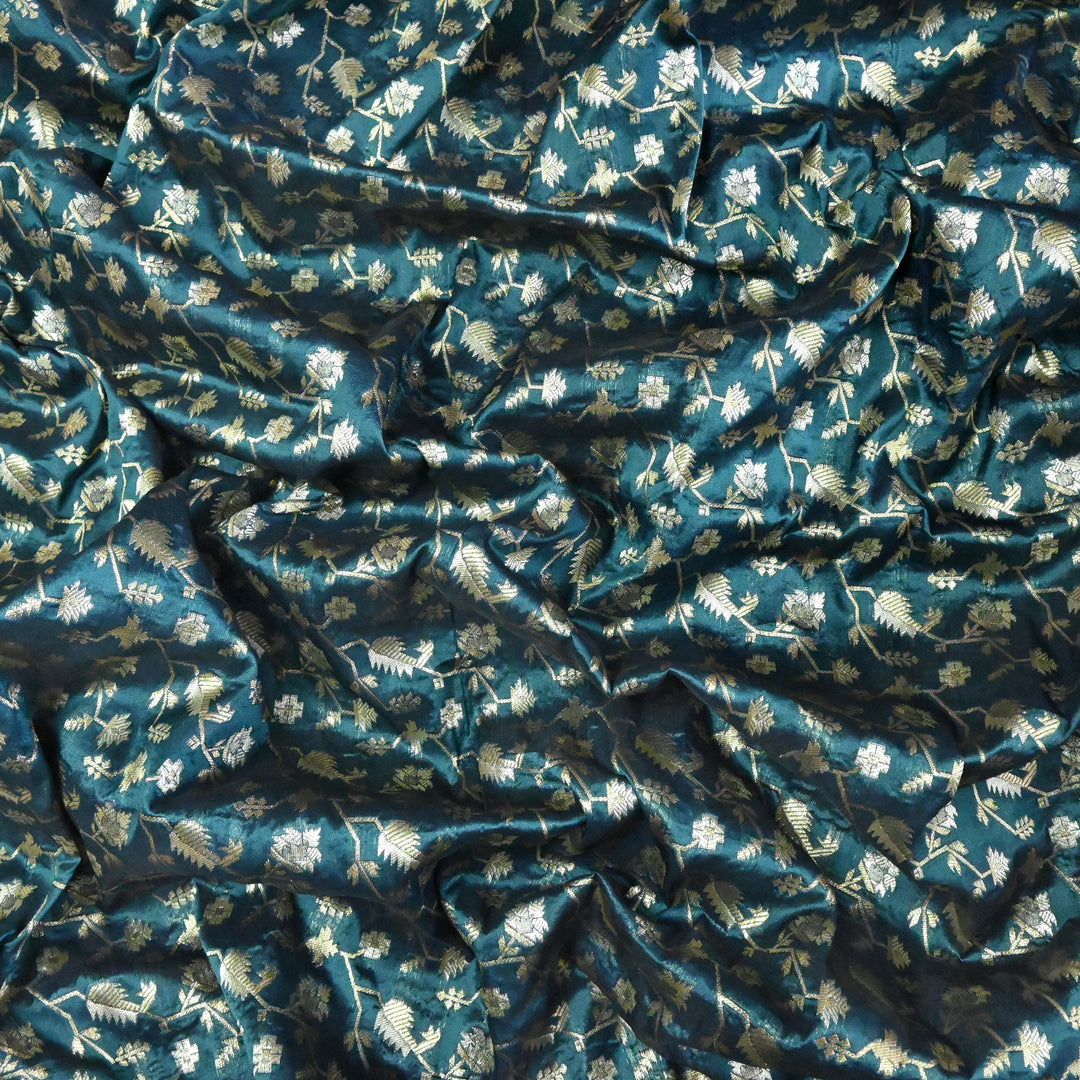 Silk Alfi Zari Brocade Fabric