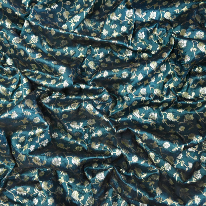 Silk Alfi Zari Brocade Fabric