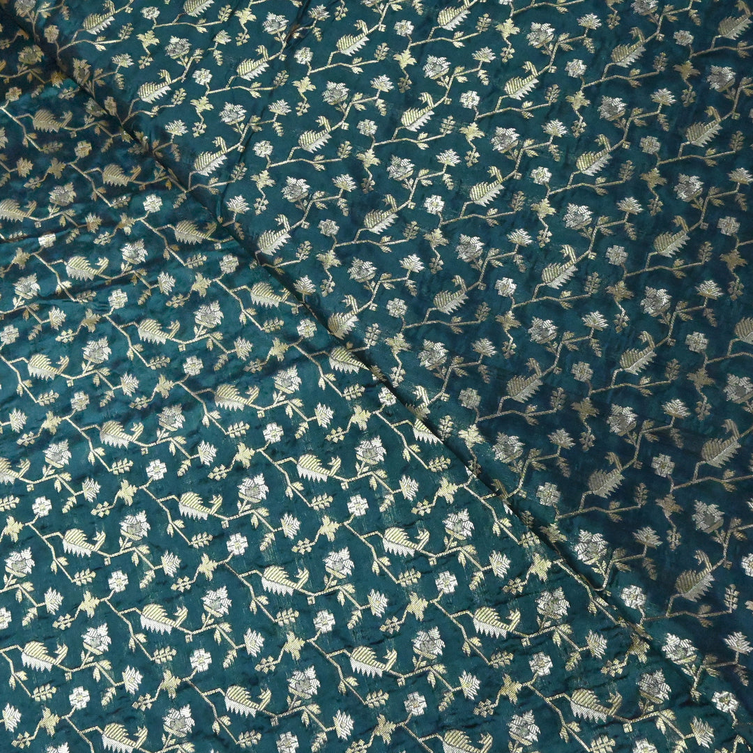 Silk Alfi Zari Brocade Fabric