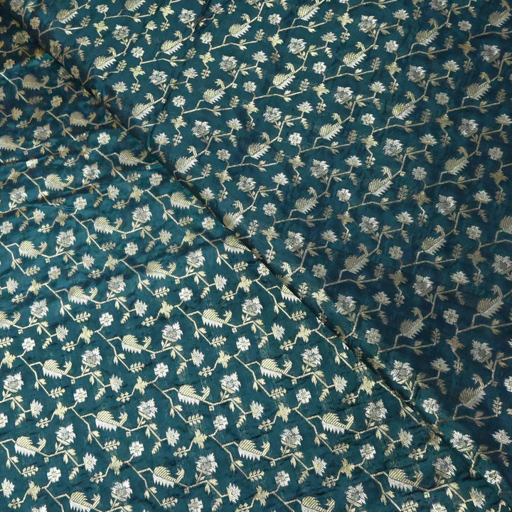 Silk Alfi Zari Brocade Fabric