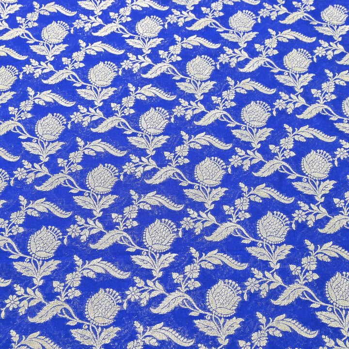 Premium Chanderi Paudi Brocade Jaal Fabric | Designer Fabric | 180000-16