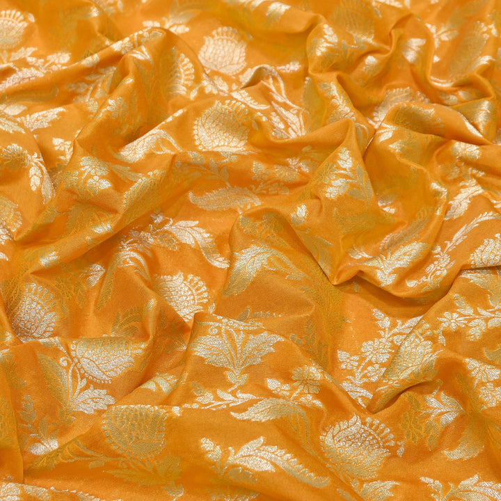 Premium Chanderi Paudi Brocade Jaal Fabric | Designer Fabric | 180000-20
