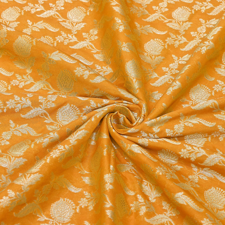 Premium Chanderi Paudi Brocade Jaal Fabric | Designer Fabric | 180000-20
