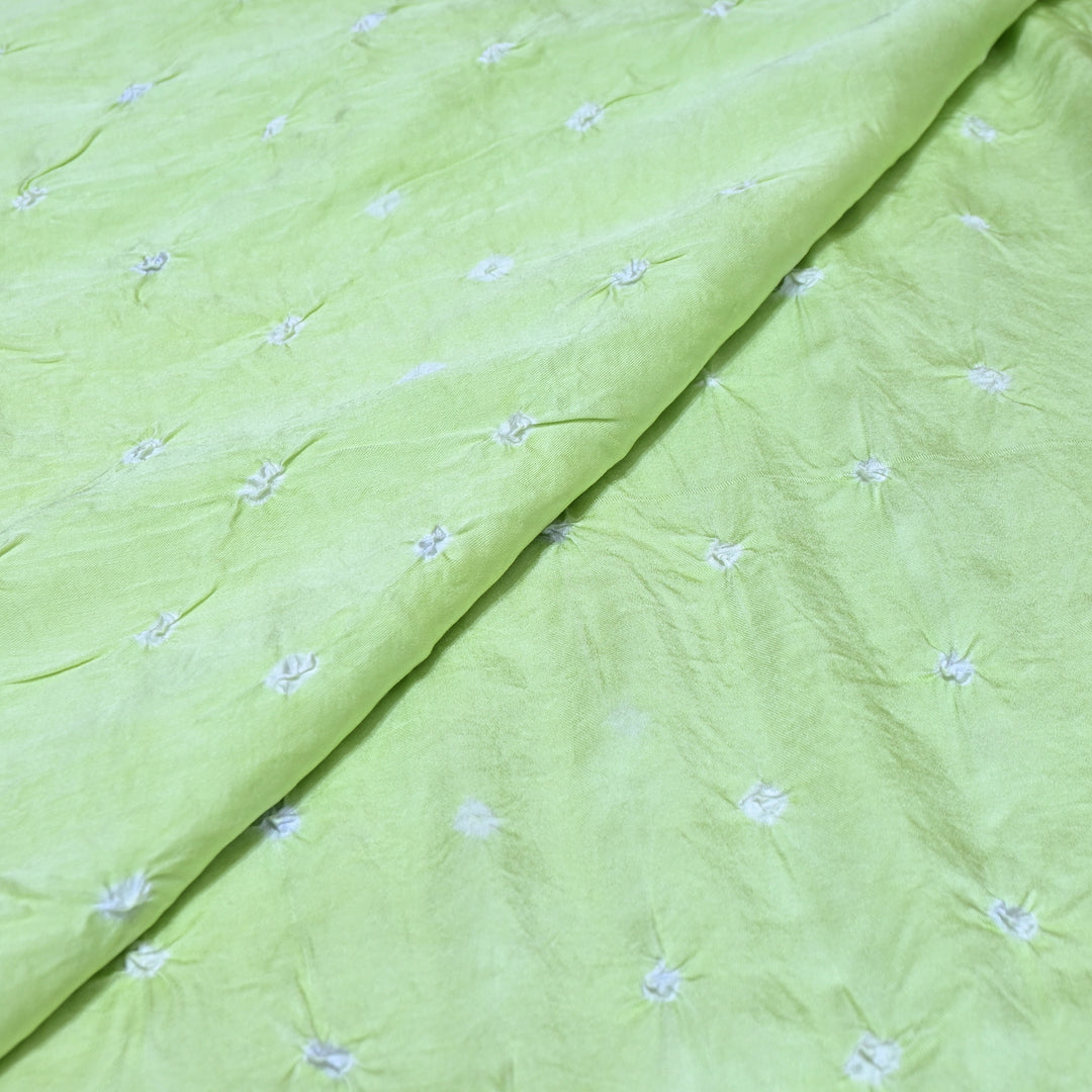 Luxurious Bemberg Satin Base With Beautiful Digital Bandhani Print Fabric - GT00001-A1