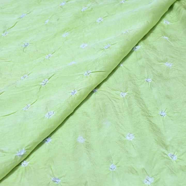 Luxurious Bemberg Satin Base With Beautiful Digital Bandhani Print Fabric - GT00001-A1