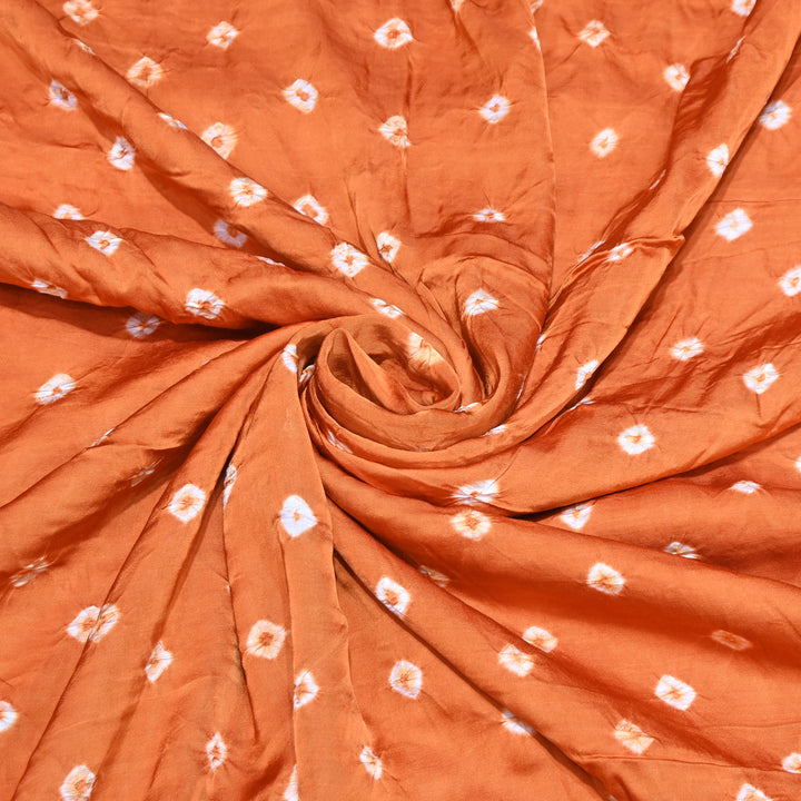 Luxurious Bemberg Satin Base With Beautiful Digital Bandhani Print Fabric - GT00001-A2