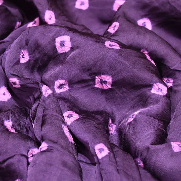 Luxurious Bemberg Satin Base With Beautiful Digital Bandhani Print Fabric - GT00001-A3
