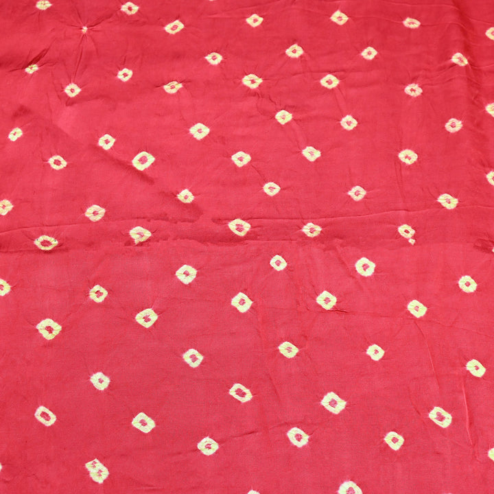 Luxurious Bemberg Satin Base With Beautiful Digital Bandhani Print Fabric - GT00001-A12