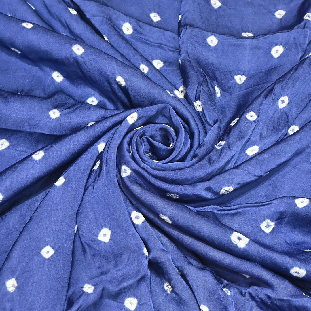 Luxurious Bemberg Satin Base With Beautiful Digital Bandhani Print Fabric - GT00001-A14