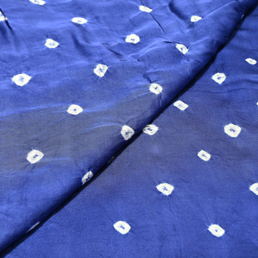 Luxurious Bemberg Satin Base With Beautiful Digital Bandhani Print Fabric - GT00001-A14
