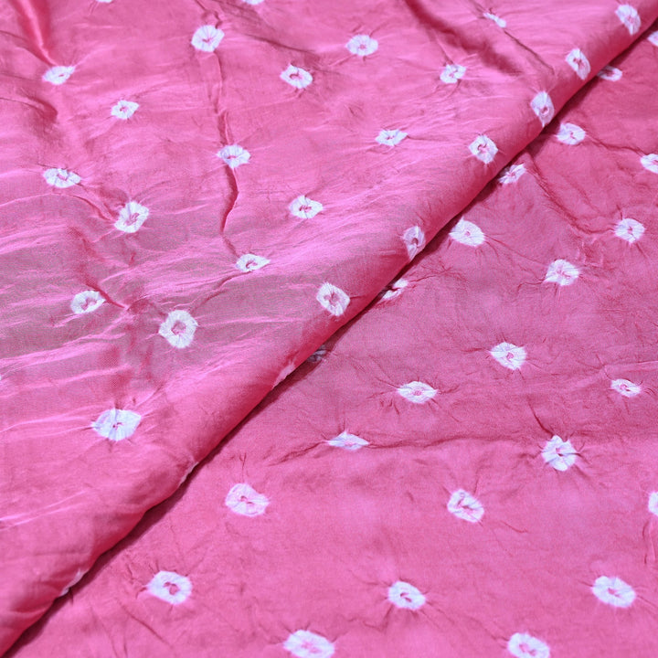 Luxurious Bemberg Satin Base With Beautiful Digital Bandhani Print Fabric - GT00001-A13