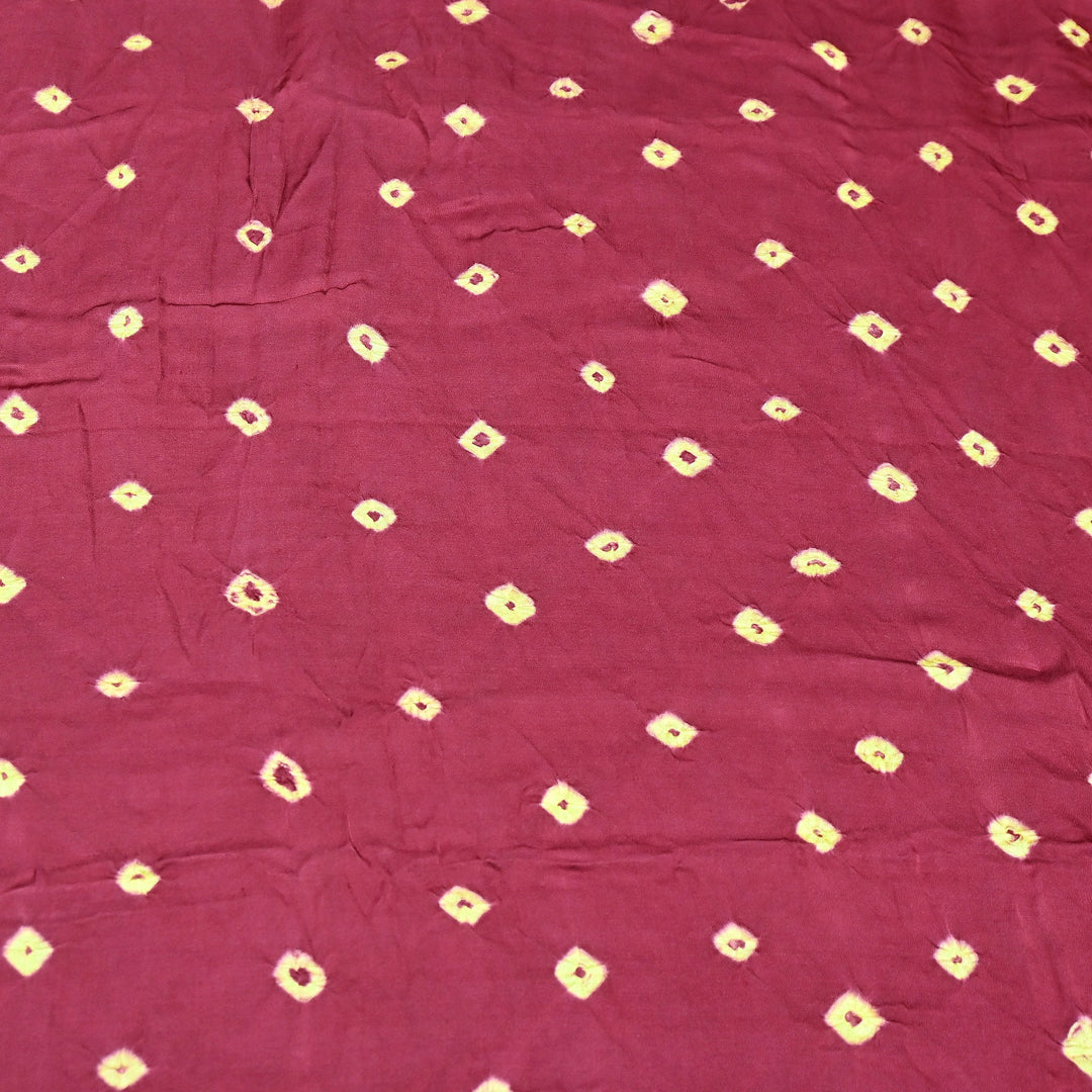 Luxurious Bemberg Satin Base With Beautiful Digital Bandhani Print Fabric - GT00001-A15