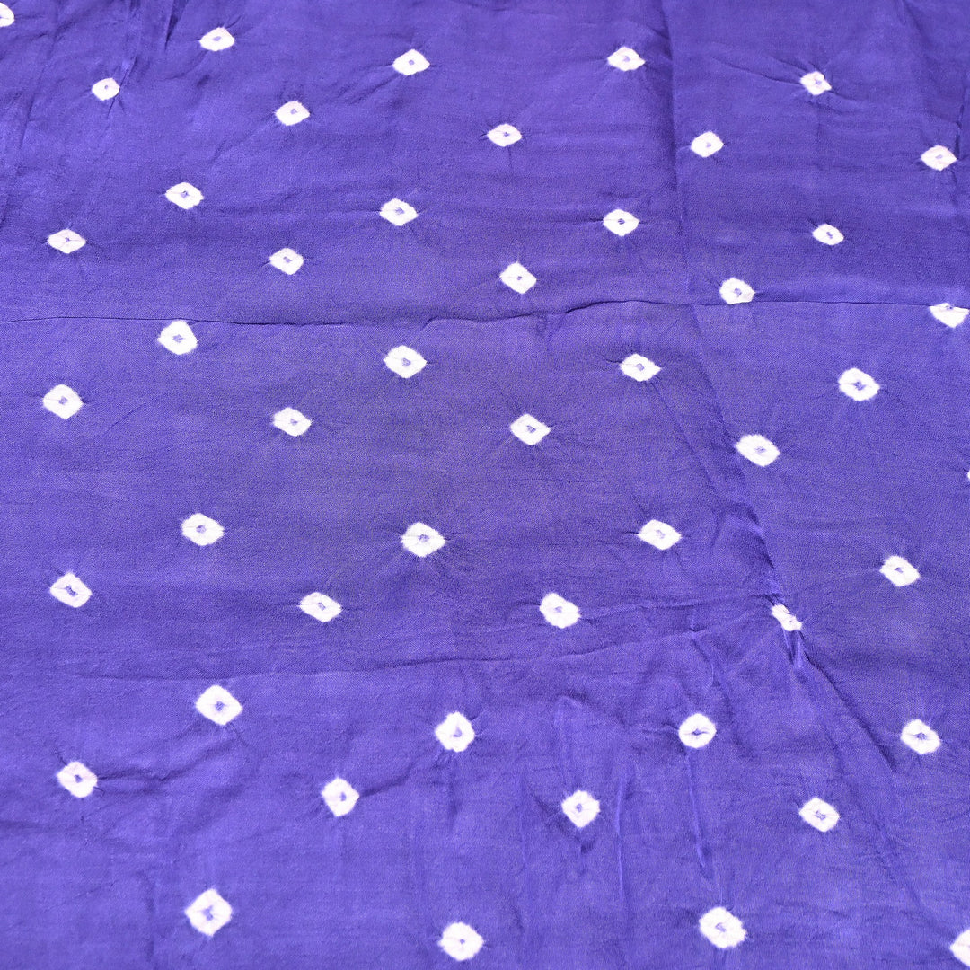 Luxurious Bemberg Satin Base With Beautiful Digital Bandhani Print Fabric - GT00001-A10