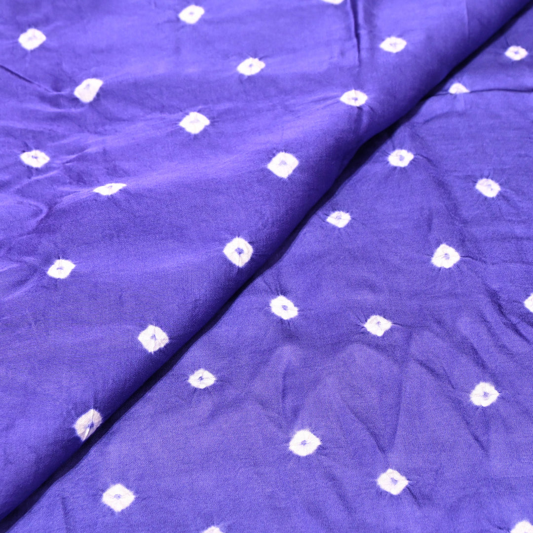 Luxurious Bemberg Satin Base With Beautiful Digital Bandhani Print Fabric - GT00001-A10