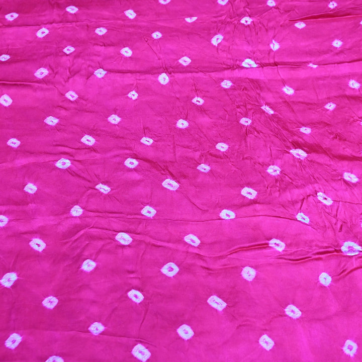 Luxurious Bemberg Satin Base With Beautiful Digital Bandhani Print Fabric - GT00001-A9