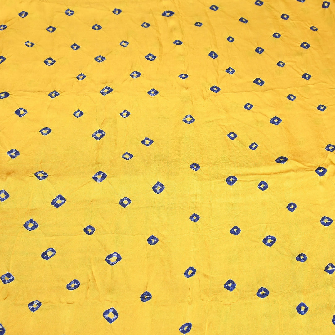 Luxurious Bemberg Satin Base With Beautiful Digital Bandhani Print Fabric - GT00001-A8