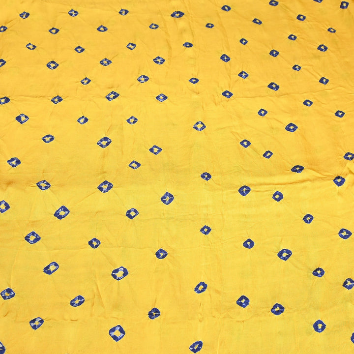 Luxurious Bemberg Satin Base With Beautiful Digital Bandhani Print Fabric - GT00001-A8