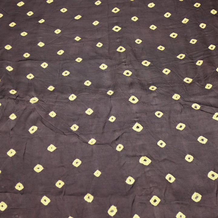 Luxurious Bemberg Satin Base With Beautiful Digital Bandhani Print Fabric - GT00001-A7