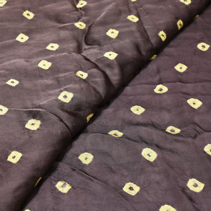 Luxurious Bemberg Satin Base With Beautiful Digital Bandhani Print Fabric - GT00001-A7