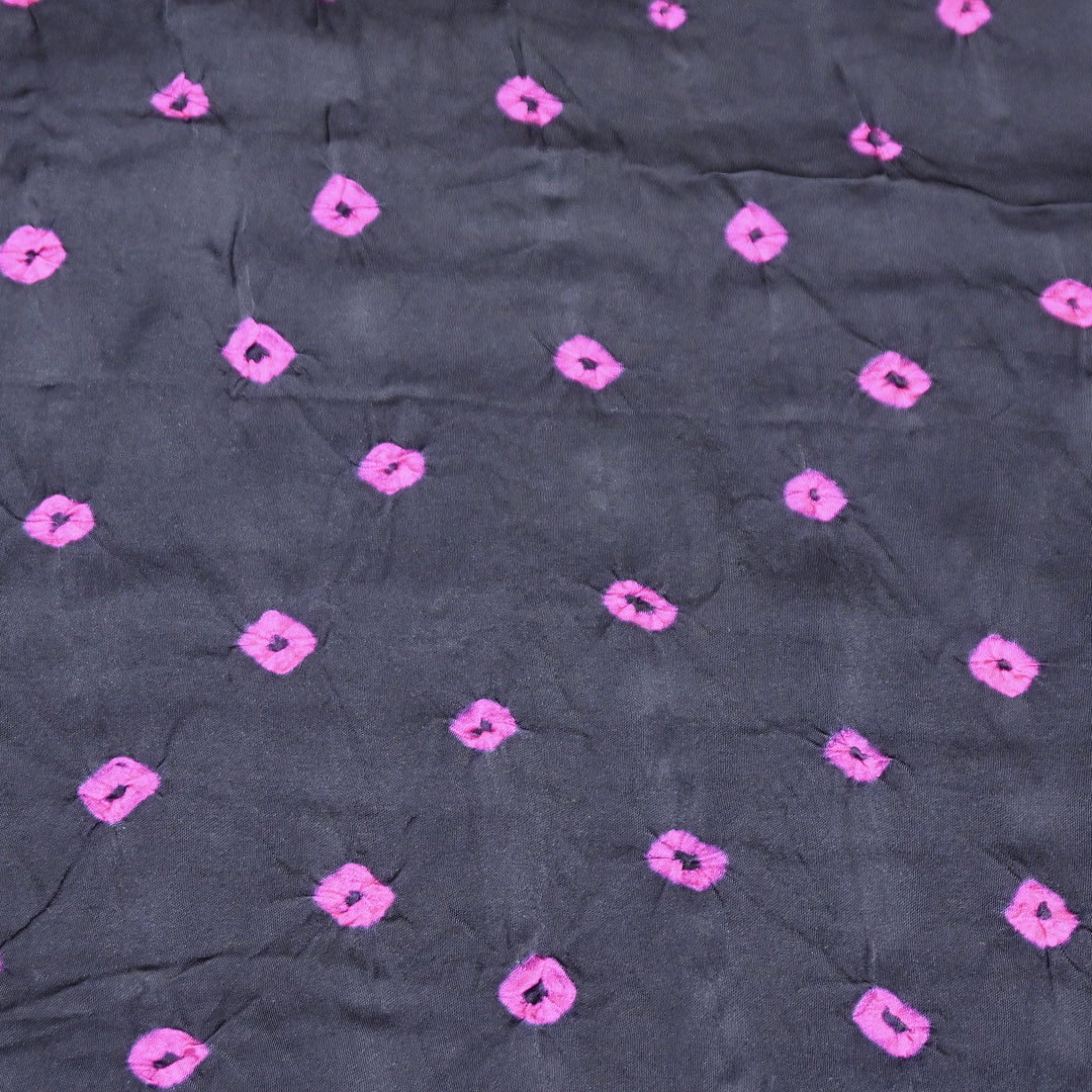 Luxurious Bemberg Satin Base With Beautiful Digital Bandhani Print Fabric - GT00001-A6