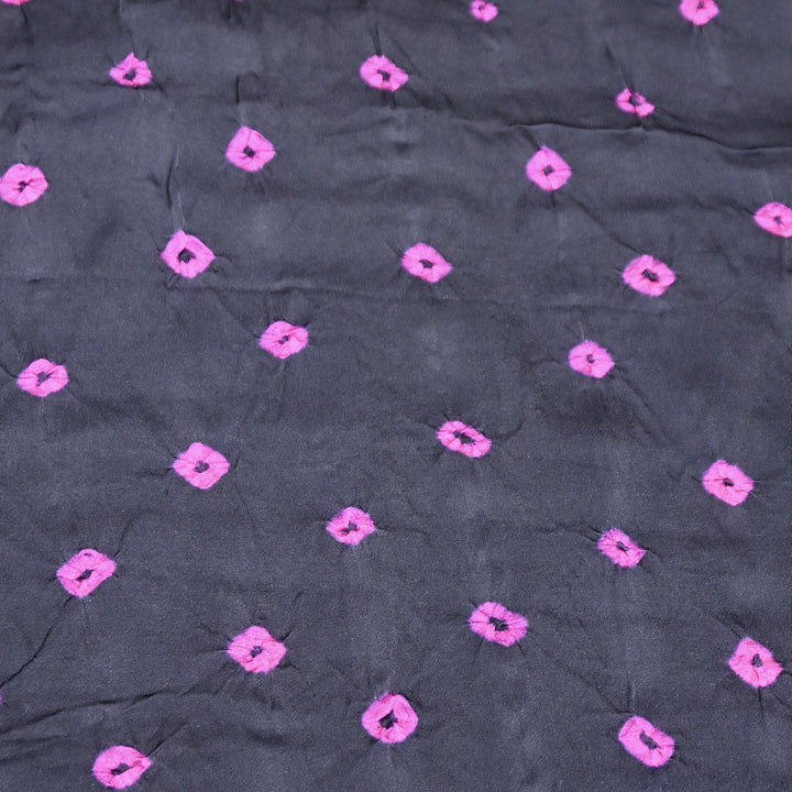 Luxurious Bemberg Satin Base With Beautiful Digital Bandhani Print Fabric - GT00001-A6