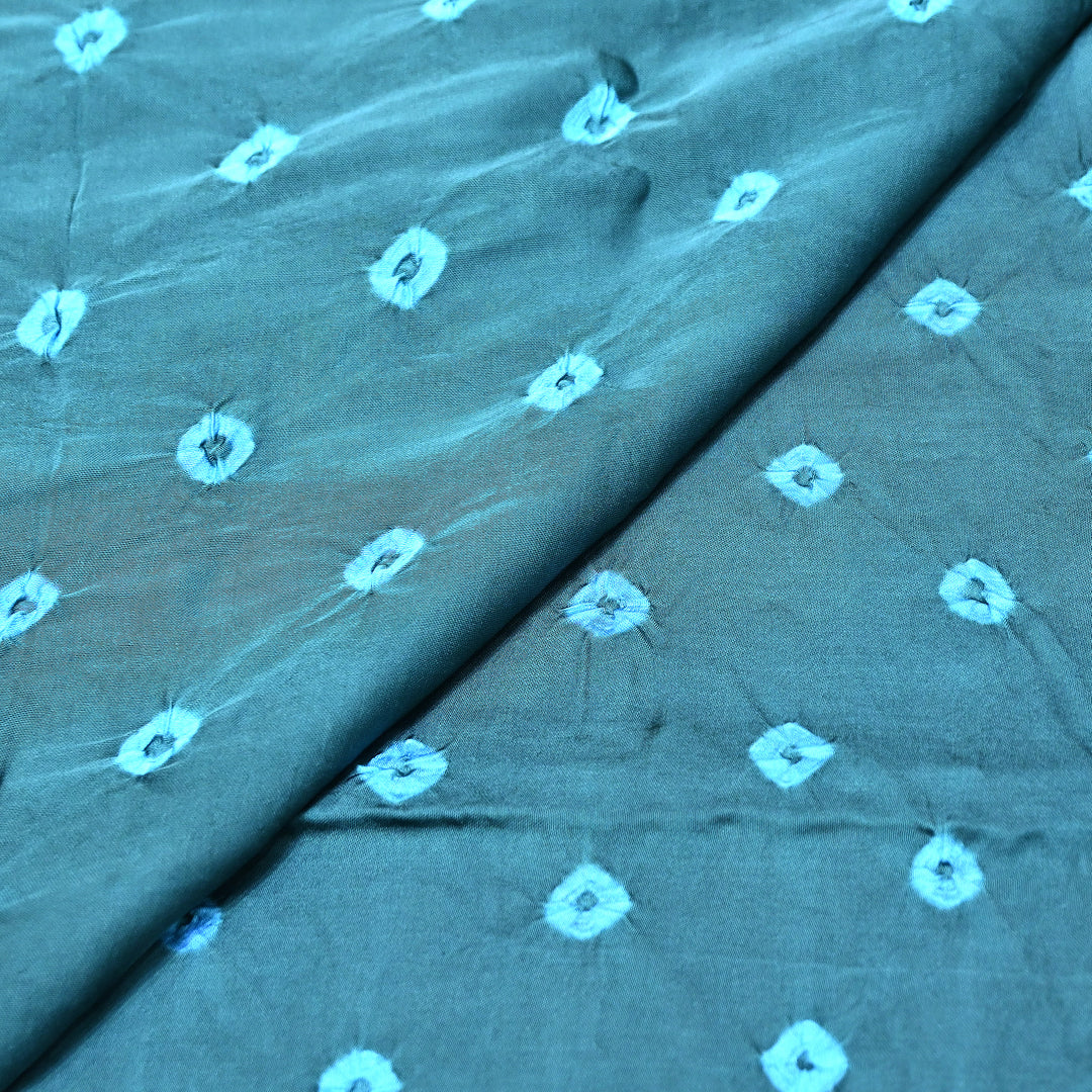 Luxurious Bemberg Satin Base With Beautiful Digital Bandhani Print Fabric - GT00001-A5