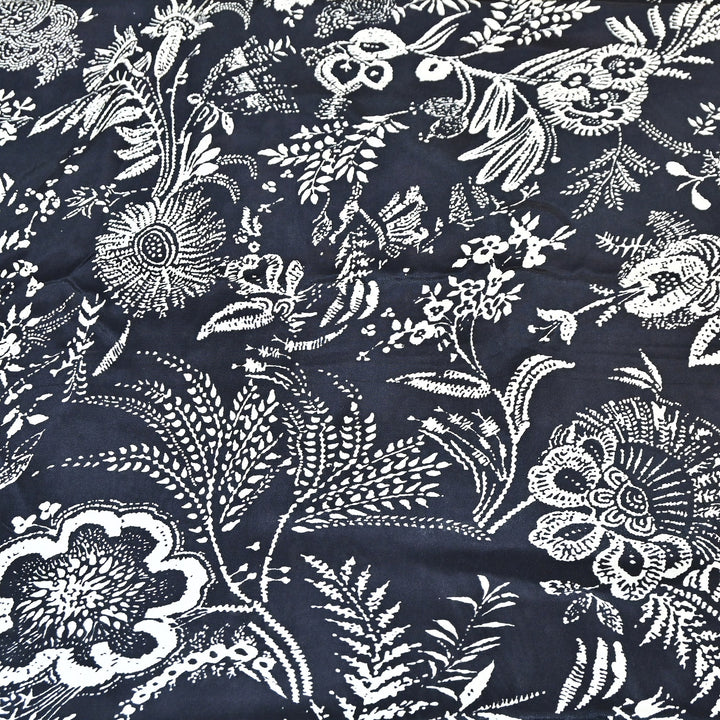 Dupion Silk Digital Print Fabric – Luxury Designer Silk Print Fabric CH1225-4