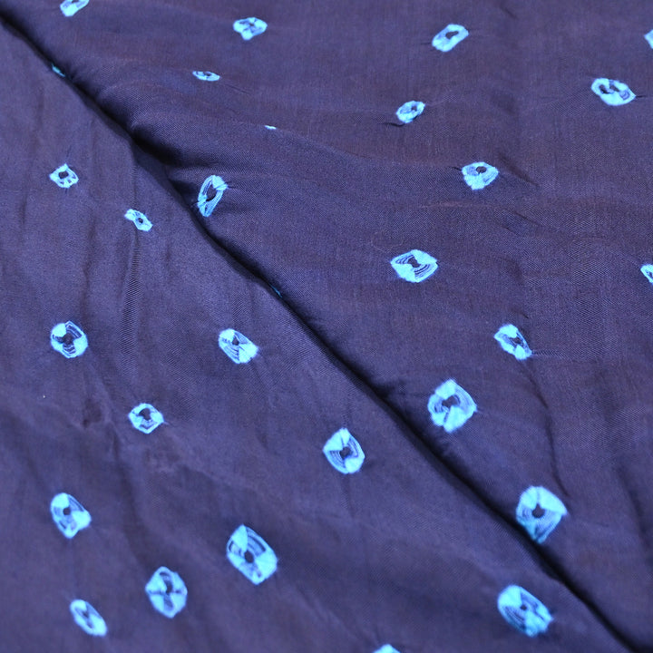 Luxurious Bemberg Satin Base With Beautiful Digital Bandhani Print Fabric - GT00001-A4