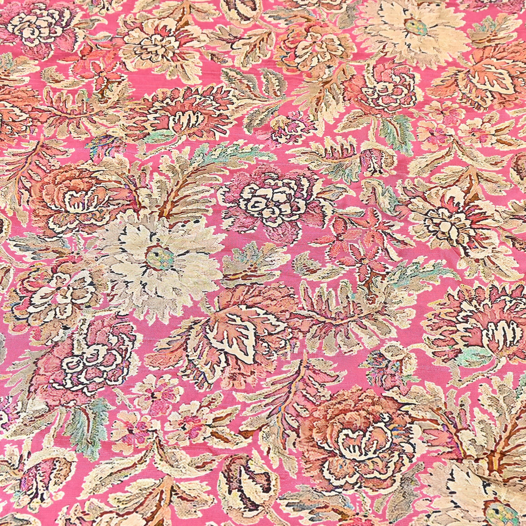 Dupion Silk Digital Print Fabric – Luxury Designer Silk Print Fabric CH1225-5