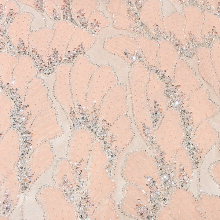 Imported Heavy Sequin, Thread & Bead Net Embroidery Fabric 60" | AF6887-03