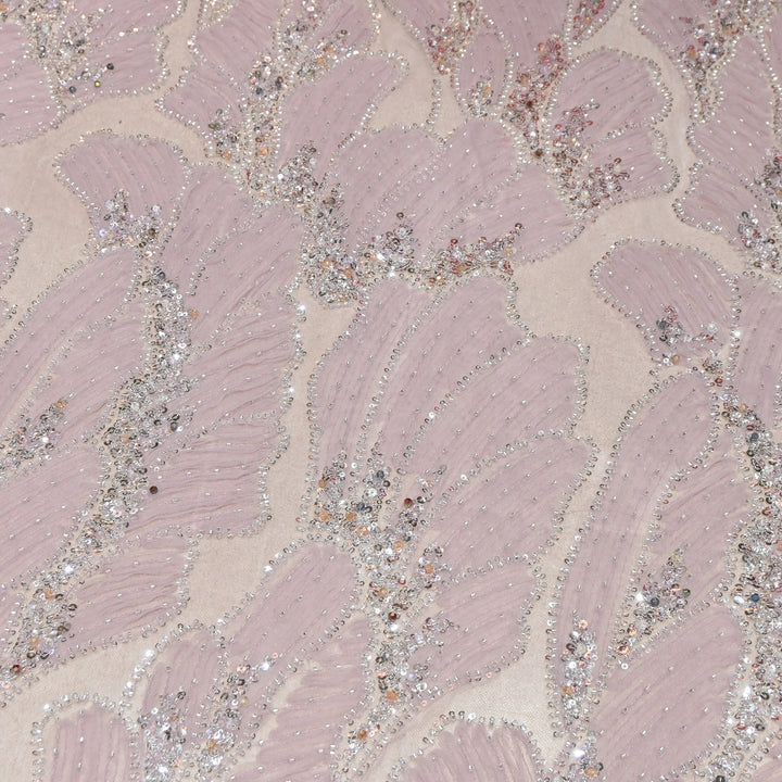 Imported Heavy Sequin, Thread & Bead Net Embroidery Fabric 60" | AF6887-06