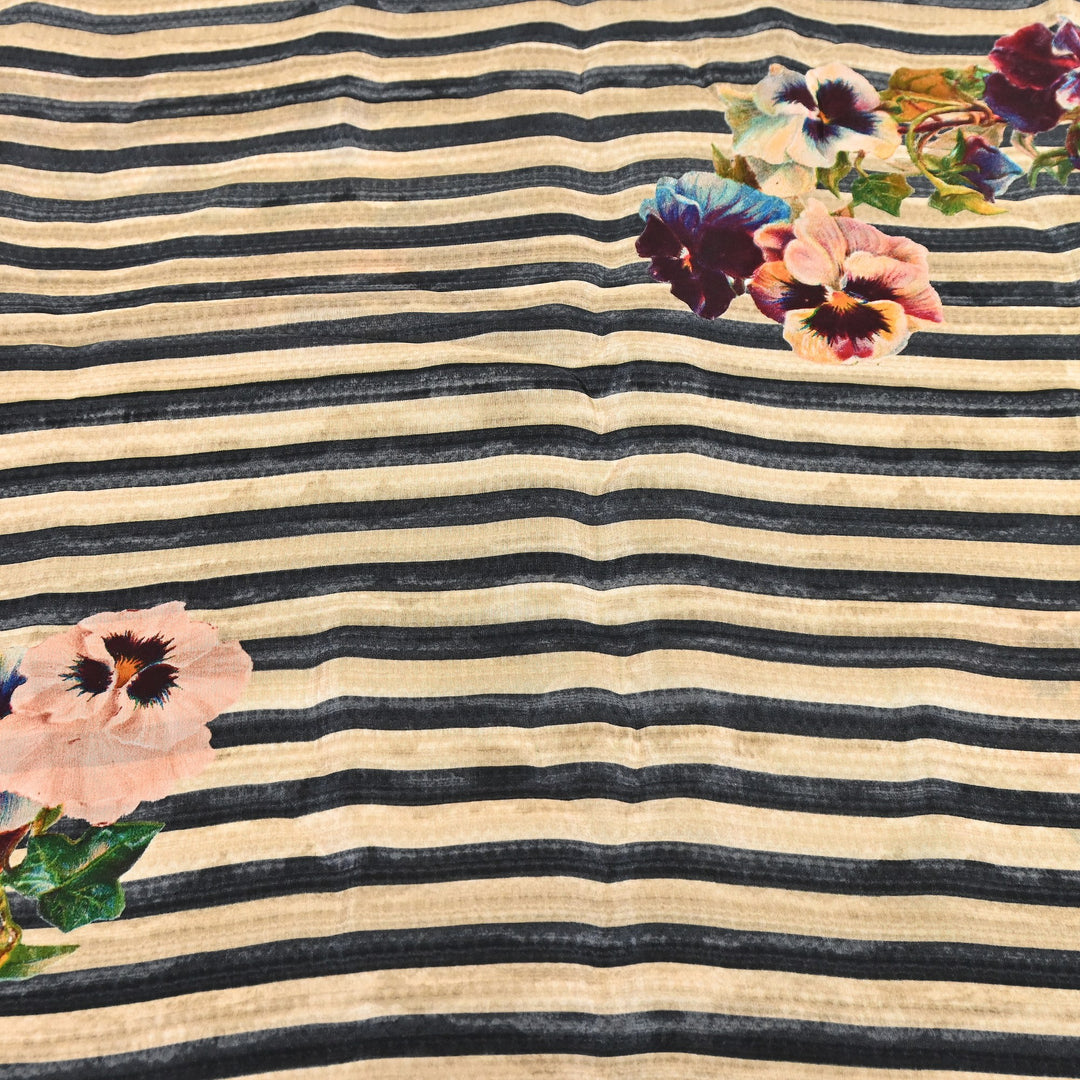 Viscose Crepe Digital Print Fabric 44" – Soft Flowing Designer Printed Fabric 001166-2