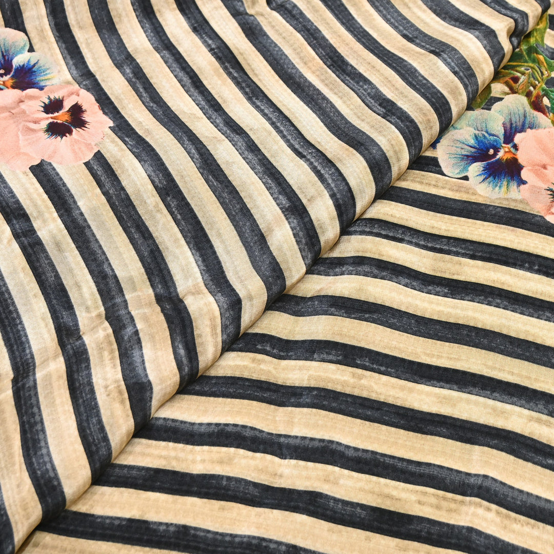 Viscose Crepe Digital Print Fabric 44" – Soft Flowing Designer Printed Fabric 001166-2