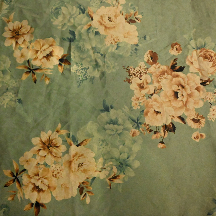 Imported Armani Satin Digital Print Fabrics