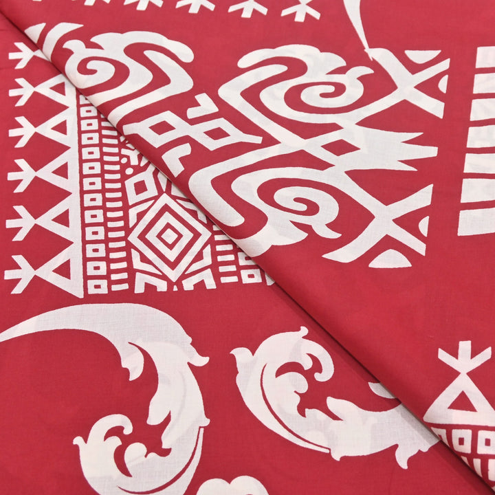 Premium Cotton Printed Fabric | Soft Breathable Designer Print-000350-8
