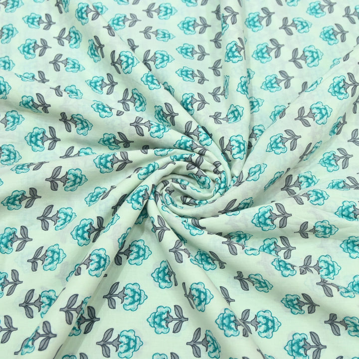 Premium Cotton Printed Fabric | Soft Breathable Designer Print-000350-13