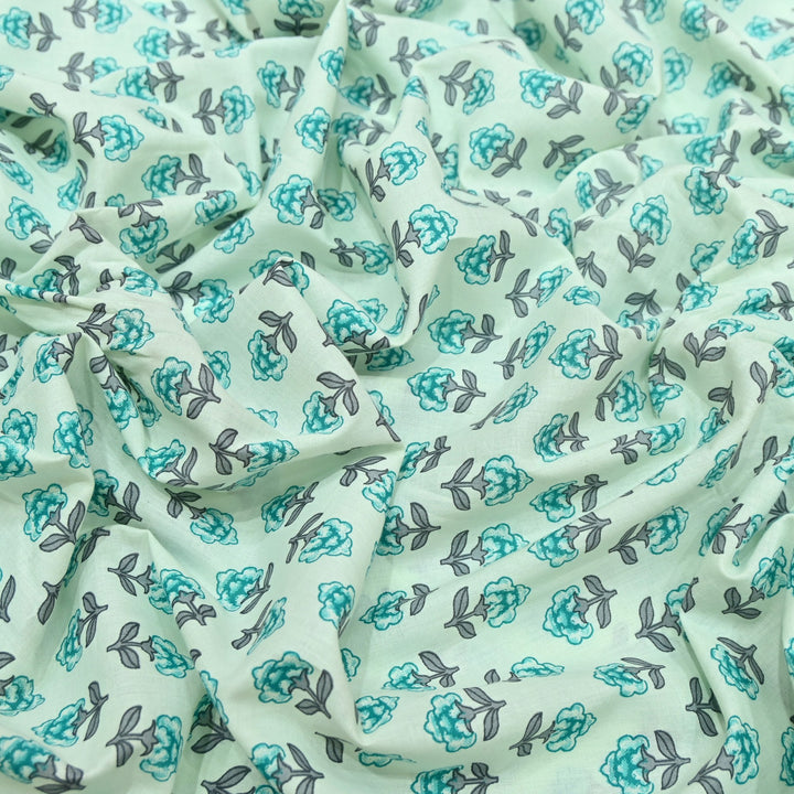 Premium Cotton Printed Fabric | Soft Breathable Designer Print-000350-13