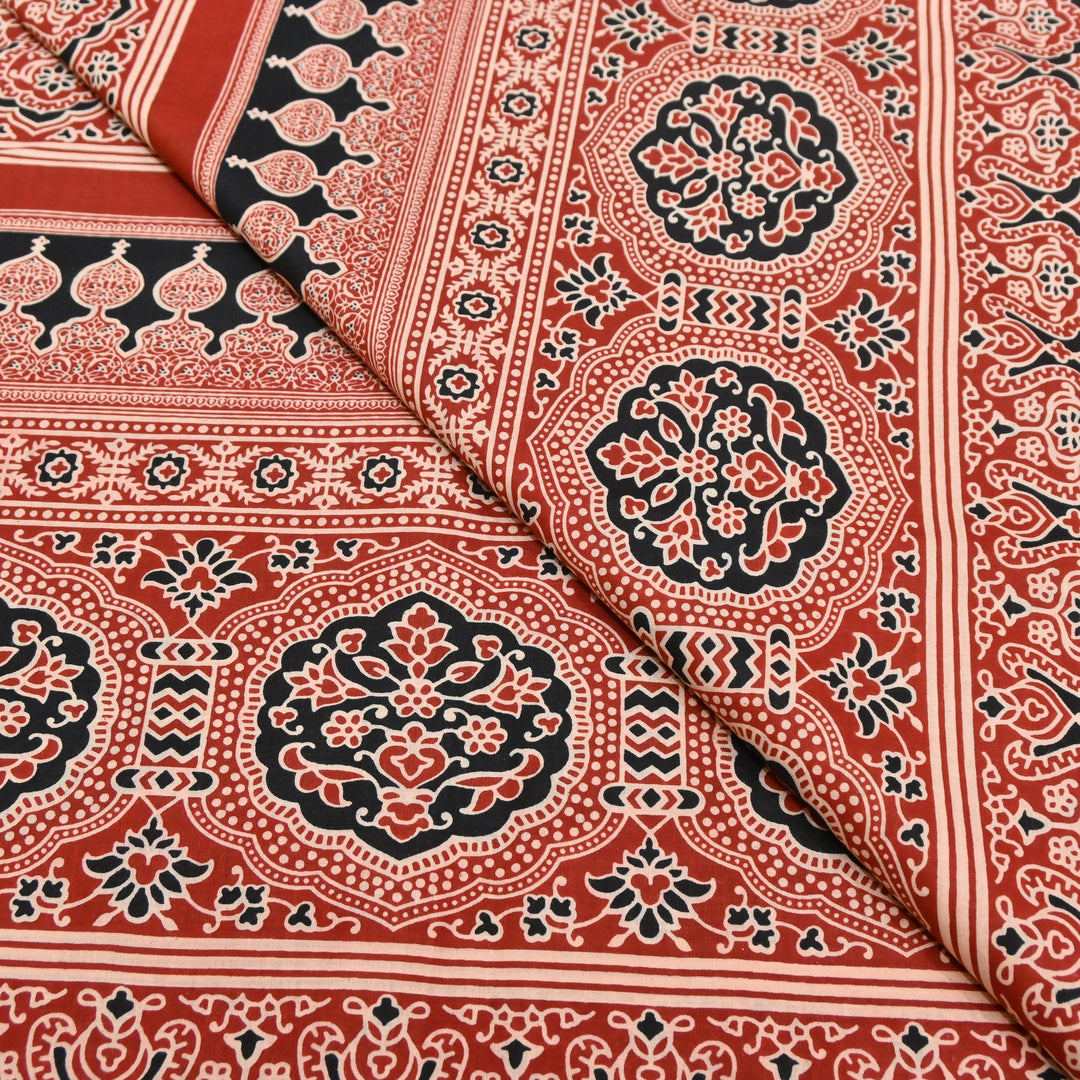 Premium Cotton Printed Fabric | Soft Breathable Designer Print-000350-15